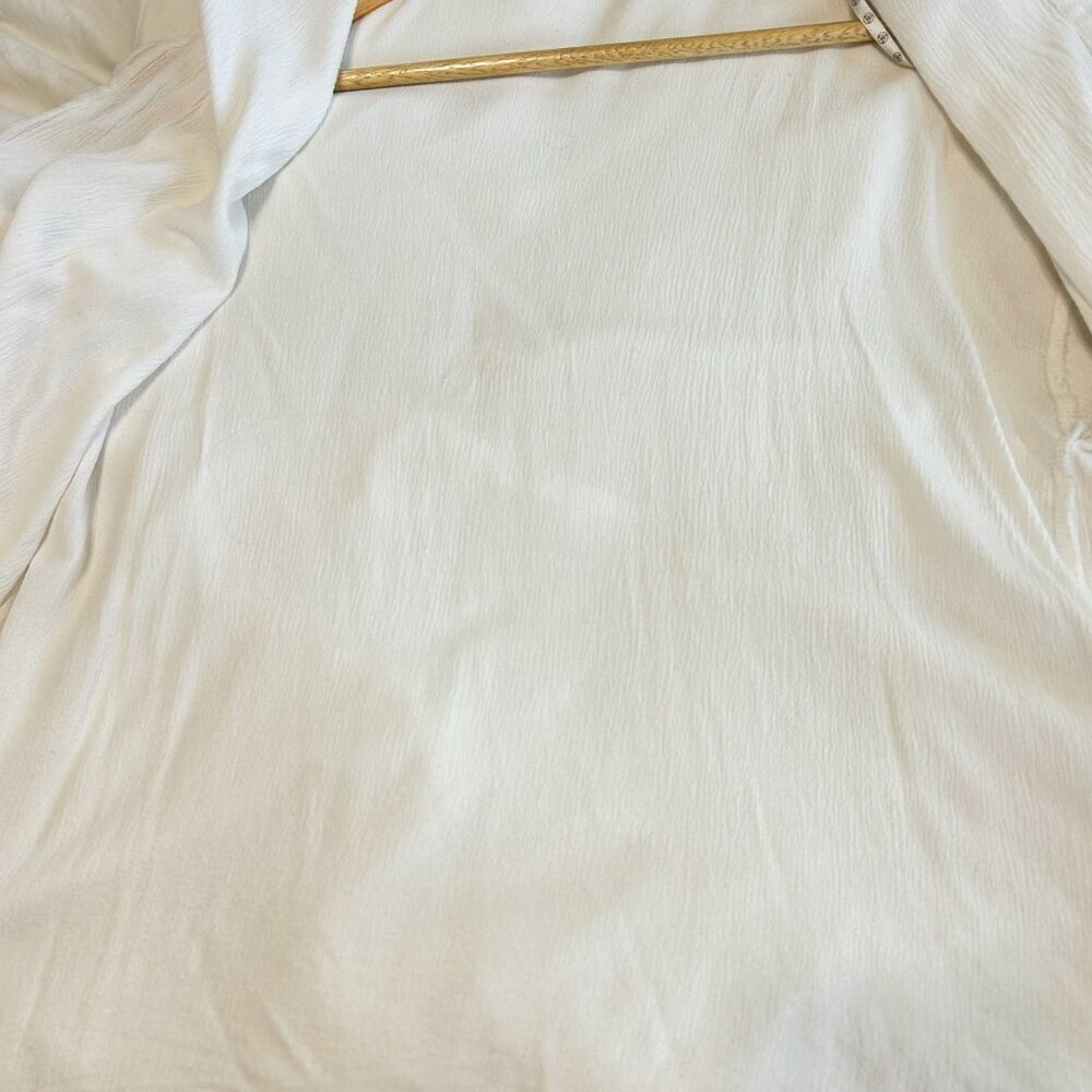 Missguided White Button Down Collared Oversized S… - image 6